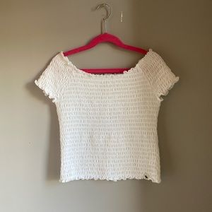 Barely worn crop abercrombie top!